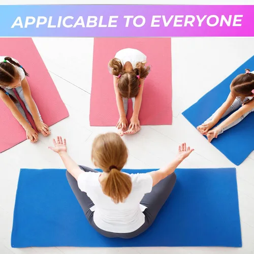 Miniatura 5 de Tenceur Paquete de 2 toallas de sudor de yoga caliente de 24 x 72 pulgadas, antideslizantes, toallas de microfibra absorbente para pilates