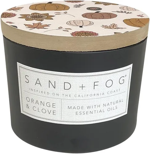Miniatura 21 de Sand + Fog Vela aromática - Calabaza y Clavo – Fragancias y tamaños adicionales – Mecha 100% de algodón sin plomo - Velas de lujo en tarro