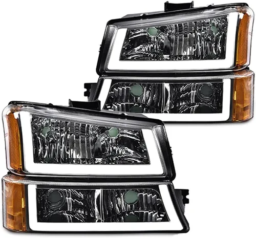 Miniatura 23 de PIT66 Faros LED, Compatible con 2003-2006 Chevy Silverado 1500 2500 3500 HD 2003 2004 2005 2006, Compatible con 2003-2006 Chevy Avalanche 1500 2500
