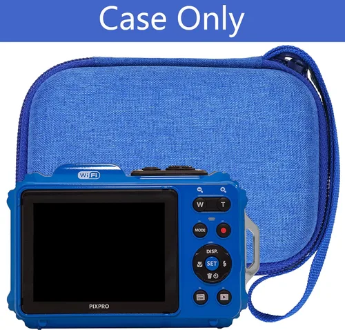 Miniatura 4 de Estuche resistente impermeable para cámara digital Kodak PIXPRO WPZ2, azul, protección para cámara de video impermeable