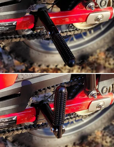 Miniatura 2 de KEMIMOTO Estribos para pasajeros traseros Compatibles con CT125 Trail 125 Hunter Cub 2021 2022 2023 2024, estribos plegables para motocicleta
