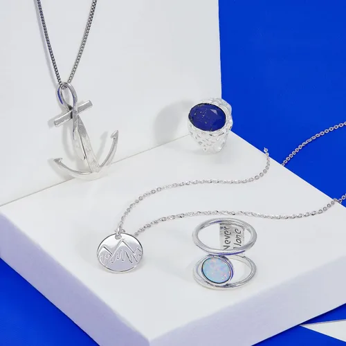 Miniatura 6 de Silpada Anillo de ópalo "Never Alone" en plata de ley, Plata de ley, plata, Ópalo