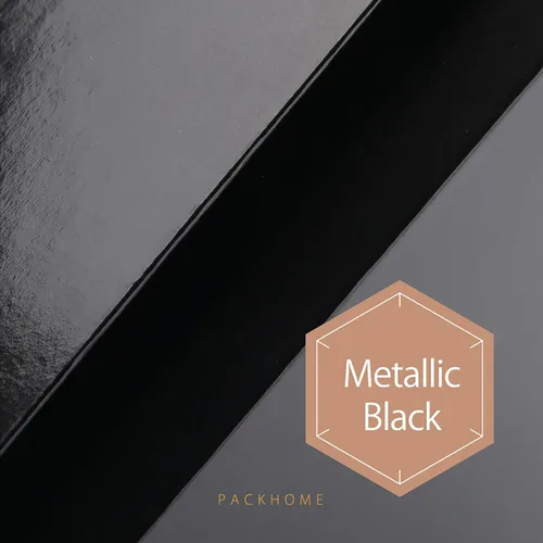 Miniatura 4 de PACKHOME Caja de regalo de 11.5 x 8 x 2.5 pulgadas, caja resistente para camisas con tapa magnética para múltiples ocasiones (negro brillante)