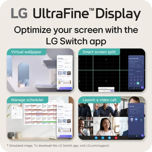 Miniatura 5 de LG 27UL500-W 27 pulgadas 4K UHD (3840 x 2160) Monitor de computadora ultrafino, IPS, AMD FreeSync, HDR10, HDMI, DisplayPort, estabilizador negro