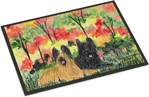 Miniatura 165 de Caroline's Treasures SS8220MAT - Felpudo afgano de 18 x 27 pulgadas, para interiores y exteriores, para entrada, antideslizante, lavable, de pelo