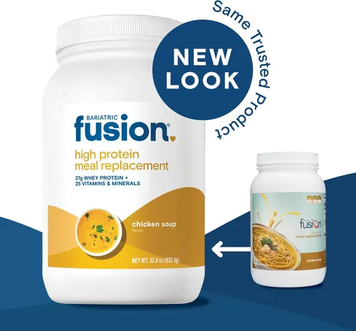 Miniatura 2 de Bariatric Fusion Reemplazo de comida de sopa de pollo, 0.95 oz de proteína en polvo, 21 tinas para pacientes de cirugía bariátrica, incluyendo
