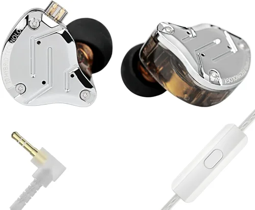 Miniatura 21 de KZ ZS10 Pro Monitores Intrauditivos con Cable, 1DD 4BA Metal iem, Auriculares para Juegos de Alta Fidelidad con Cable de 2 Pines Sin Enredos