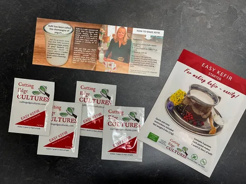 Miniatura 4 de Cutting Edge Cultures Easy Kefir Starter Culture - Paquete de 4, 0.71 onzas