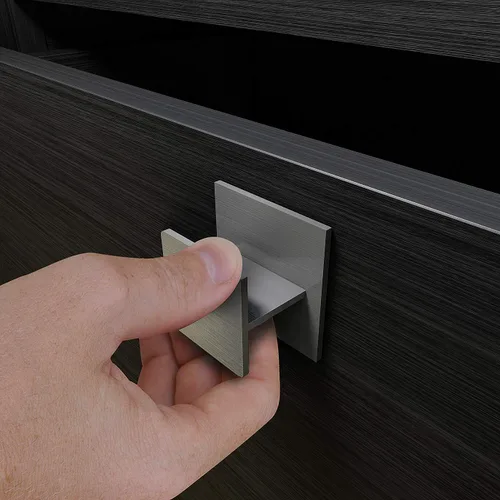Miniatura 3 de HRX - Manija de puerta autoadhesiva para puerta, fácil de instalar, sin tornillos, despegar y pegar en vidrio, madera, metal, plástico, perilla