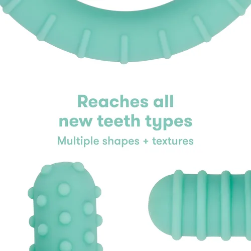 Miniatura 4 de Frida Baby Get-A-Grip - Mordedor de silicona para aliviar el dolor de dentición, sin BPA, juguetes de dentición de grado alimenticio para bebés
