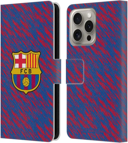 Miniatura 94 de Head Case Designs Funda de piel con licencia oficial del FC Barcelona Barca Crest Patterns, tipo cartera, compatible con Apple iPhone 11