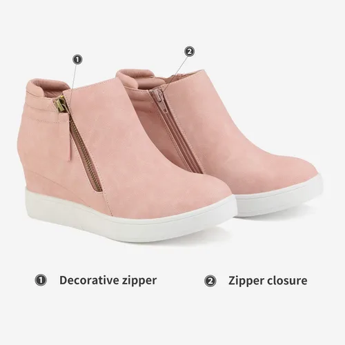Miniatura 3 de Dream Pairs - Botines para mujer, al tobillo, con plataforma
