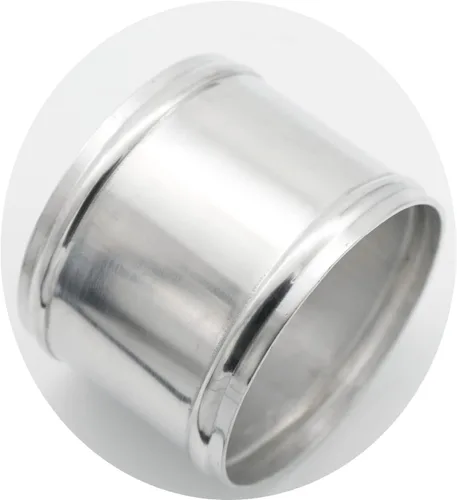 Miniatura 3 de 102 mm (4"), diámetro exterior, longitud de 76 mm (3"), tubo conector de unión de manguera de aleación de aluminio 6061 de 4 pulgadas, tubo conector