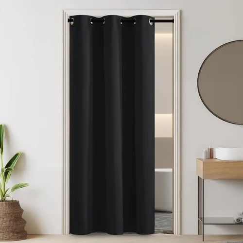 Miniatura 146 de RYB HOME - Cortinas extra largas con bloqueo de luz, persianas opacas insonorizadas para privacidad para cine en casa, oficina, fondo de patio, sala