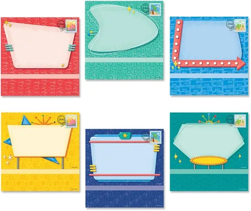 Miniatura 8 de Creative Teaching Press Banderines 6" Designer Cut-Outs (0857)