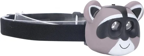 Miniatura 9 de Hilitand Linterna frontal para niños, linterna LED con aspecto de mapache con modo de luz ajustable para camping, senderismo, lectura y fiestas