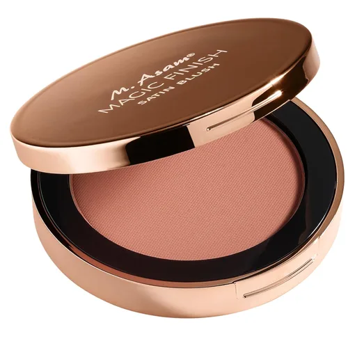 M. Asam Magic Finish Satin Blush Desert Bloom - Rubor en polvo de maquillaje para un aspecto fresco y radiante con ácido hialurónico y pigmentos de