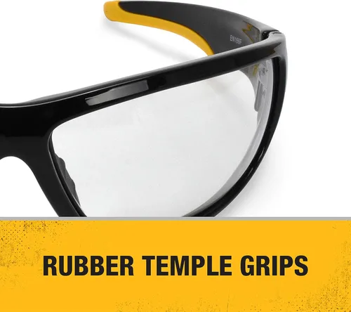 Miniatura 3 de Gafas de Seguridad Dewalt Dominator Dpg94 Unisex Adulto Antideslizantes Polarizadas Espejadas de Goma con Marco Completo