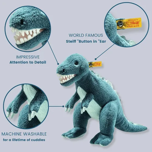 Miniatura 5 de Steiff Thaisen Tyrannosaurus T-Rex Dinosaur 14" Peluche Animal EAN 067129