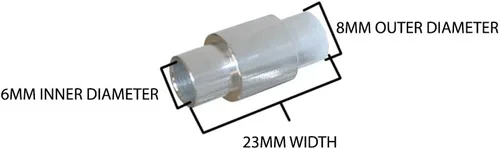 Miniatura 2 de Dime Bag Hardware Espaciadores de aluminio para patines en línea (8-pk) ir más rápido