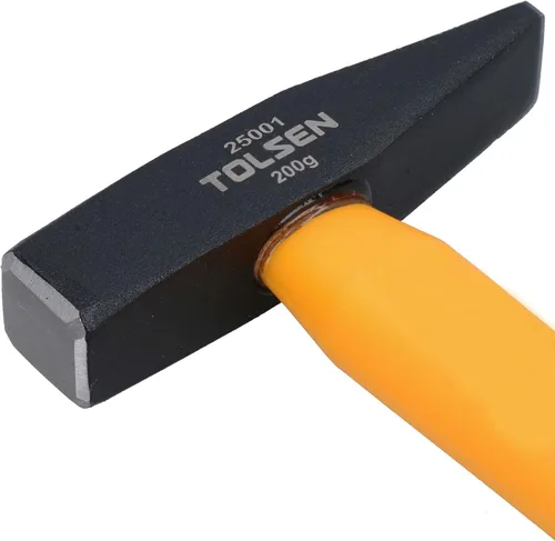 Miniatura 3 de Martillo geólogo de 7.05 oz con mango de goma, punta puntiaguda fósil, 7 oz