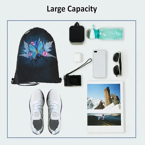 Miniatura 3 de Beabes Bolsas con cordón abstracto Mochila Bolsa de gimnasio Bolsa de cordón, Multi-a221, Mochilas de viaje