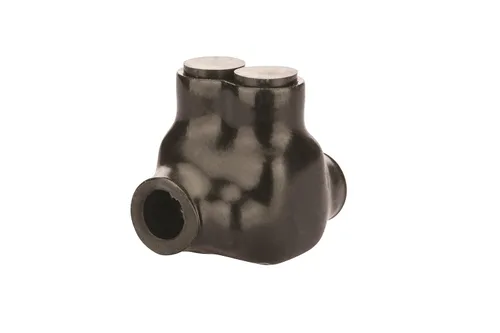 Miniatura 6 de Polaris - Conector aislado gris para conductor de cobre flexible de filamento fino, rango de cables 1-10 AWG y 2-10 AWG, 2 puertos, hexagonal