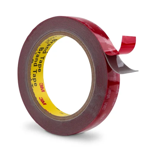 Miniatura 9 de 3M Cinta de doble cara resistente de 1 pulgada x 15.4 pies, cinta de montaje negra 5925 cinta de espuma adhesiva fuerte impermeable para decoración
