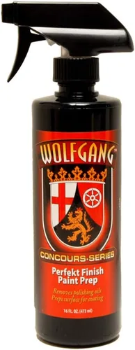 Wolfgang Concours Series Perfekt Finish Paint Prep | Limpiador óptimo de superficies para cera, sellador y adherencia de recubrimiento, elimina