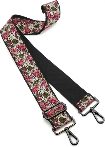 Miniatura 39 de ZOOEASS Hebillas de níquel Correa ancha para el hombro ajustable de repuesto para cinturón de pistola, hebilla de guitarra estilo bandolera