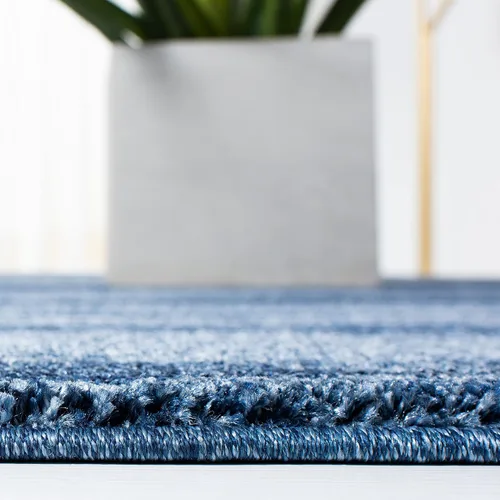 Miniatura 6 de SAFAVIEH Retro Collection - Alfombra cuadrada de 6 pies, azul claro y azul, diseño abstracto moderno, no desprende pelusa y de fácil cuidado, ideal