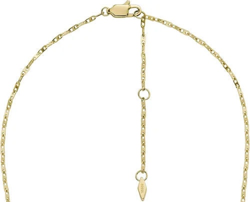 Miniatura 4 de Fossil - Collar con colgante de acero inoxidable en tono dorado para mujer