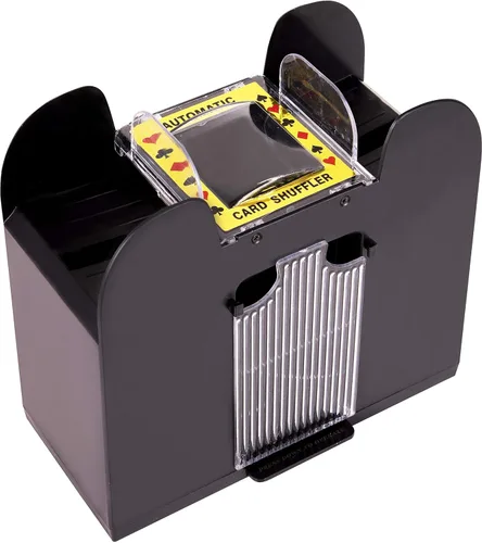Miniatura 5 de Barajador automático de cartas - Barajador de cartas alimentado por batería para juegos de cartas caseras como Uno Poker Blackjack Omaha y Baccarat