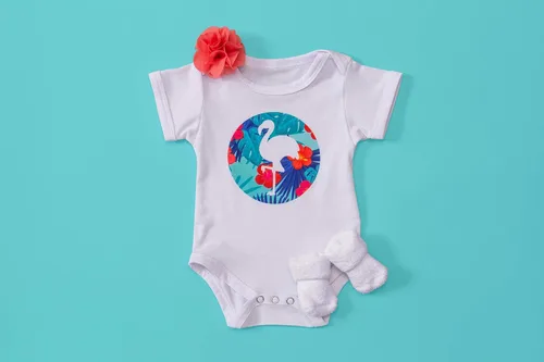 Miniatura 3 de Cricut Baby Bodysuit Blank, DIY Custom Baby Onesie