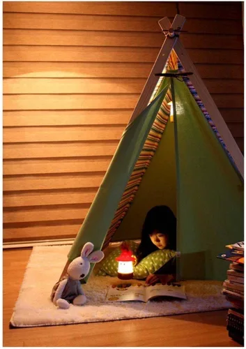 Miniatura 6 de Linterna LED de sonrisa: linterna de camping nocturna portátil para niños (Diente de león)