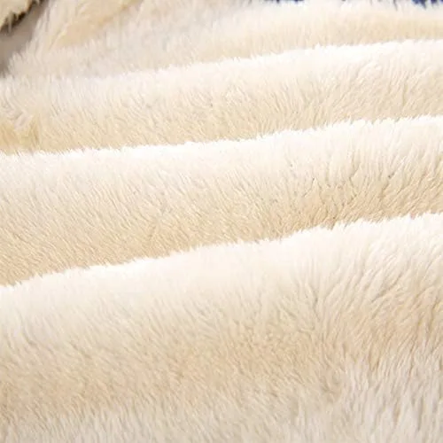 Miniatura 5 de Bumeex - Sudadera Sherpa con capucha, forro polar y cremallera para niño