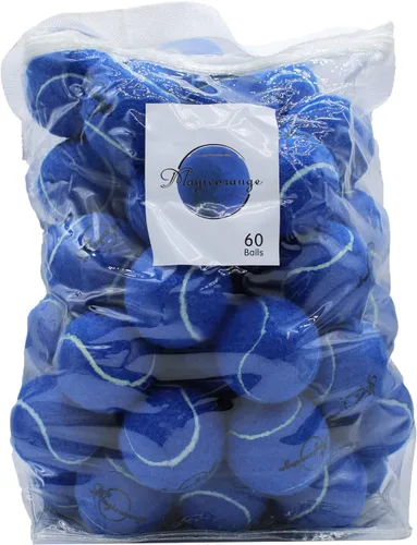Miniatura 14 de Magicorange Pelotas de tenis, paquete de 60 pelotas de tenis de entrenamiento avanzado, pelotas de práctica, pelotas de juego para perros y Verde