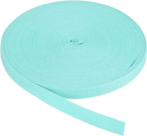 Miniatura 228 de PATIKIL Cinta de sarga de algodón de 1 pulgada, 50 yardas, cinta de algodón, cinta de encuadernación al bies, cinta de espiga para costura, Verde