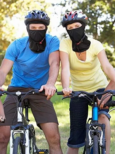 Miniatura 4 de 6 Pieces UV Sun Protection Cooling Bandana Men Balaclava Full Face Covering Neck Gaiter Scarf Hood Outdoor Cycling Running