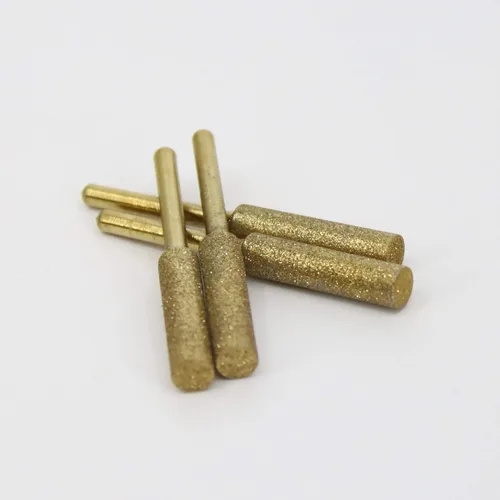 Miniatura 7 de Afilador de motosierra de diamante, vástago de 1/8 de pulgada, piedras de afilado de repuesto eléctricas de 7/32 pulgadas, adecuadas para motosierra