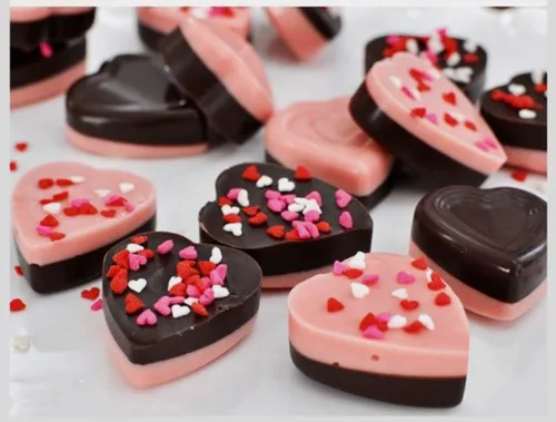 Miniatura 3 de Royal marcas corazón de silicona 8 Cavidad de molde Lima boda, aniversario, día de San Valentín