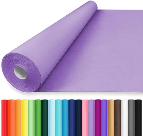 Miniatura 22 de Vanhench - Papel de estraza color marrón de 17.5 x 1200 pulgadas (100 pies), para artes y manualidades, para envolver regalos y flores, tablón