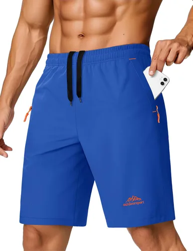 Miniatura 42 de TACVASEN Pantalones cortos deportivos para correr para hombre, 9 pulgadas, de secado rápido, pantalones cortos ligeros de verano, 3 bolsillos