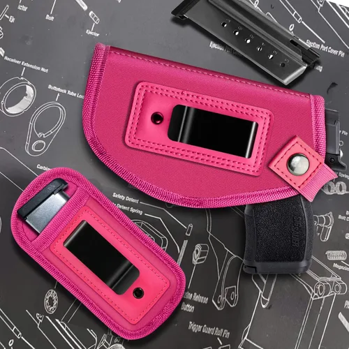 Miniatura 6 de Funda de pistola para mujeres/hombres, fundas IWB universales para transporte oculto, fundas de pistola diestra/siniestra, compatibles con S&W M&P