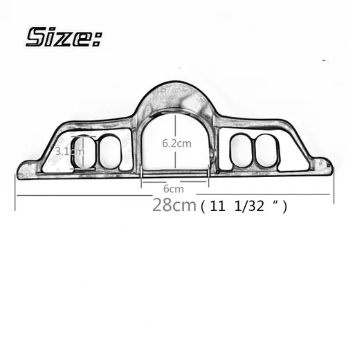 Miniatura 5 de Cubierta de acento para panel de instrumentos de interruptor cromado para Harley Touring 96-13 Electra Glide/Street Glide FLHX 06-13