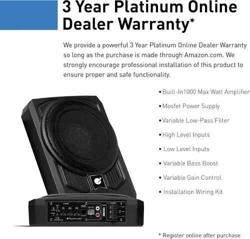 Miniatura 2 de Planet Audio P10AWK - Subwoofer amplificado para coche