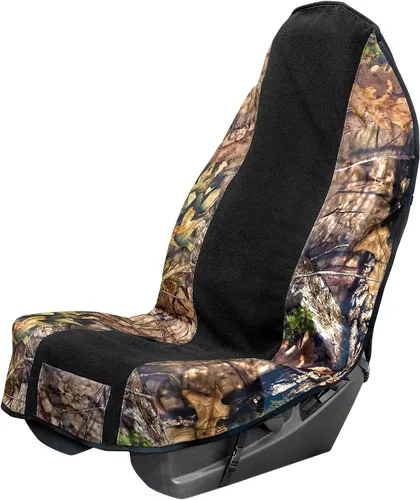 Miniatura 8 de LPI Truck Mossy Oak - Fundas de asiento de automóvil resistentes para asientos delanteros; se adapta a sedanes y SUV, incluye bolsillos