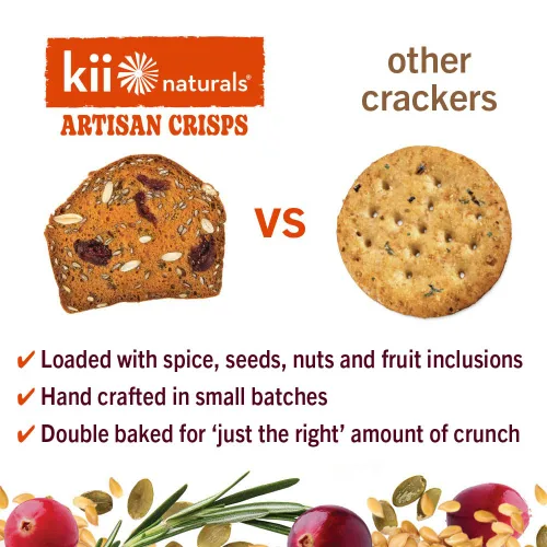 Miniatura 5 de Kii Naturals Artisan Crisps, fecha y nuez, 5.3 onzas (paquete de 1)
