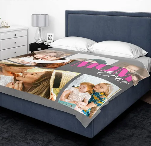 Miniatura 20 de Manta personalizada con foto/texto, manta con imagen personalizada, regalos de amor, regalos personalizados para parejas para novio, novia, esposa