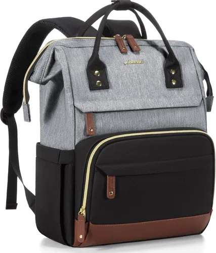 Miniatura 15 de LOVEVOOK Mochila para Laptop para Mujeres, Mochilas de Trabajo y Negocios de 17 Pulgadas Bolso con Gran Capacidad, Bolsa de Enfermera Impermeable